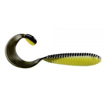 Bobby Garland Crappie Baits 하이퍼 그럽 컬리 테일 스윔 베이트 크래피 낚시 미끼 5.1cm(2인치) 18개 팩 일렉트릭 치킨 (BG2HG21918), Lights Out