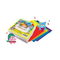 50 색 양면 색종이 0매 케이스 포함 어린이집 교육 반짝이색 골판지 학천마리 학알접기 나라색