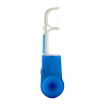 GHSHOP 치실 홀더 구강 청결 치간 세척용 30M 치실로 교체 가능한 교체용 랙 블루, 11x3cm, 파란색, PP