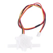 소형 물 흐름 센서 홀 효과 센서 식품 등급 유량계 유량계 카운터 0.25-3.0 l/min OD 산업용 6mm