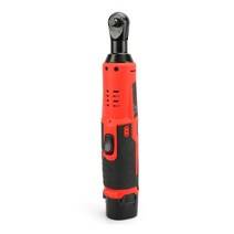 FOXSUR 임팩트 90도 직각 무선 전동 라쳇 렌치 12V, 풀세트 (배터리2개)