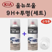 순정품 기아 올뉴쏘울 9H 블랙체리 스프레이 페인트 + 투명스프레이