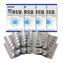 일양약품 식염 포도당 700mg 개별포장 총120정 30정 x 4개