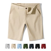 베이직 최강스판 면반바지 (MDSP237YO)