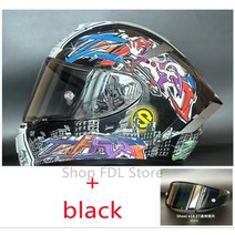 시스템헬멧 풀페이스 오토바이헬멧 바이크 쇼야 토미자와, 58.black visor - L