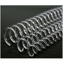 NUNUBITEL_카피어랜드 코일링 12mm 130개 1kg 제본기 와이어 투명링 사무용 문구_NUB누비텔레숍, 옵션이없는_단일품목입니다