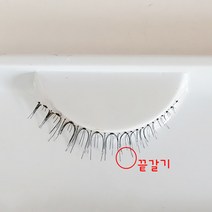 10쌍 K6-9mm 투명라인 벌크 [듀오뷰티] : 인조속눈썹 통속눈썹, 10인분, 검정모 통자속눈썹 9mm