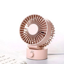 우물가닷컴 강력한 휴대용 미니 탁상 선풍기, 더블윙선풍기 인디안핑크, 더블윙선풍기-인디안핑크