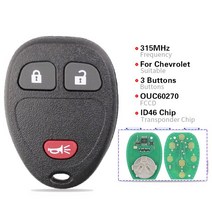 자동차키 스마트키YIQIXIN-스마트 원격 키 3 4 5 6 버튼 뷰익 허머 H3 315MHz OUC60270 쉐보레 타호 트래, Type 11