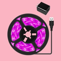 식물공장 조명 홈가드닝 썬라이크 수유등 취침등 선물 Chenghong Full Spectrum Duculent Color -Colored Anti -Apprentice Lighting Light Sunlight Room 번식 꽃 USB 식물 성장 조명, USB- 가상 스펙트럼 5 미터 램프 벨트 플러그 방수