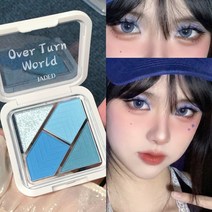 FUGU UP 아이섀도우팔레트 4색 팔레트 블루아이섀도우 아이섀도우핑크, 1P, 02