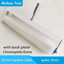 20 인치 셀프 레벨링 스크리드 스파이크 롤러 50cm 높이 13mm/21mm 플라스틱 베리 에폭시 바닥 페인트 도, 04 spike 21mm B_01 20inch