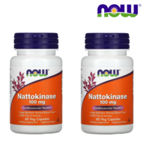 나우푸드 나토키나제 100mg 60정 2팩 나토키나아제 닥터나토키나제 나토키나제골드 낫또다이어트 낫토균, 1개, 기본