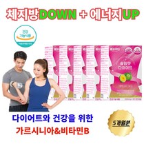 가르시니아다이어트 정 슬림핏 다이어트 가르시니아 캄보지아 추출물 식약청인증 체지방감소, 60정, 5박스