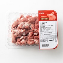 돼지고기 삼겹살미추리 1kg(무항생제)냉장 찌개용, 단품, 단품