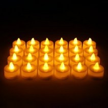 프로포즈 용품LED티라이트 촛불, LED초 24입