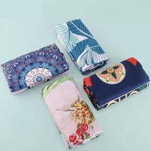 요가타월 논슬립 요가매트수건 가방포함, 새벽 까치