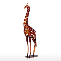 동물 조형물 야외 정원 인테리어 소품 금속 입상 수탉 조각 조각 철 수탉 홈 가구 기사, 04 C