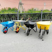 농업용 외발수레 수레 손수레공사장 축사 운반 카트, A 외발 수레 블루180kg
