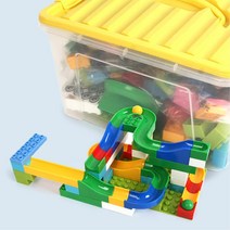 5살 유아동 구슬굴리기 트랙 조립 아키레일블럭 120P+박스 과학교구 유치원 놀이동산만들기