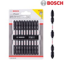 보쉬 토션비트 십자 양날 PH2 6.35 x 110 mm 10p, 1개