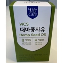 한국코스모 라이프케어 WCS 대마종자유 750mg x 30캡슐