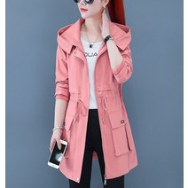 여성 바람막이 점퍼 트렌치코트 자켓 야구점퍼