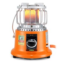 가스히터 가스난로구 열풍기 야외 낚시 차박 난방, 액화가스 + 산악 탱크 + 카세트