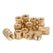 팝너트건 10/20/50PCS M3 M4 M5 M6 M8 황동 인서트 너트 사출 성형 구리 임베디드 널링 나사 삽입, 19 M5X7X5--20pcs