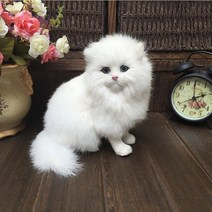 고양이 실사 인형 페르시안고양이 리얼리티 동물 피규어 장식인형 장식품 인테리어 소품
