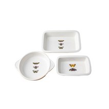 Portmeirion 포트메리온 보타닉가든 하모니 베이킹 세트 3개입, White