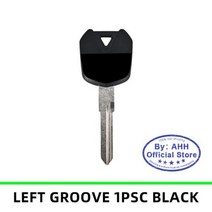 오토바이자물쇠 보조키 AHH오토바이 키 빈 키 블레이드 가와사키 닌자 250R 250 300 300R 2008 2009 2010 2011 2012 2013 ZX250R EX250, 1PCS Black