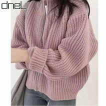 드넬 집업블루종니트DWK23445A