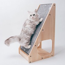 고양이 수직 스크래쳐 초 대형 원목 스크래처 우드 카펫 스크레쳐 카페트 리필 기둥 선인장