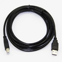 미디컨트롤러 휴대용 마스터키보드 악기용 6 피트 USB B MIDI 케이블 USB 2.0 유형 A-타입 B 프린터 케이, 01 Black_03 5M
