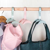 가방정리법 넥타이 스카프 핸드백 보관 걸이, 그린