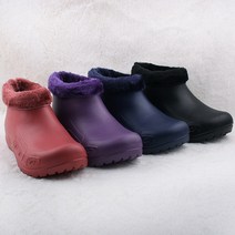 에스큐에스샵 남여공용 미끄럼방지 방한화 가벼운 겨울 주방화 - SW-방한부츠