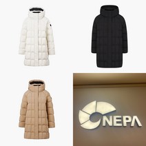 [NC신구로점 네파] 21 F/W 신상특가!! 나일론소재로 더욱 가볍게!! 여성용 A 라인 롱패딩 7H80945