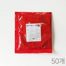 뉴그린푸드 생선 구이 소스 고갈비 구이용 양념 양념장 더정담은 80g, 50개