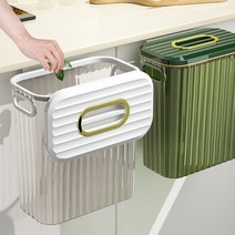 가정용 걸이식 음식물 쓰레기통 이케아 아크릴 싱크대 U자형 뚜껑형 12L 주방용 걸이형 음쓰통 벽걸이 투명, C
