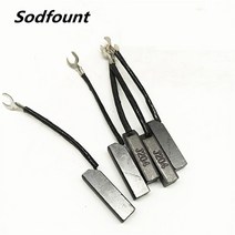 전동 공구 장비 발전기 카본 브러쉬 8X10mm 디젤 엔진 소형 모터 액세서리 J204 하프 구리 50KW 개, 04 D104 10X12X32mm