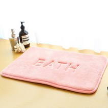 데일린 메모리폼 발매트 2개, 러블리핑크