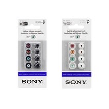 [SONY] 소니 EP-EX10A / 소니 이어폰용 하이브리드 실리콘 이어버드, 블랙