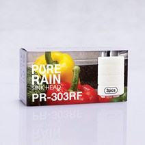 퓨어레인 PR-303RF 주방용 헤드 리필 필터 1BOX 3개입 / 핸들용 리필 필터 1box, 머리용 리필 필터_LB198