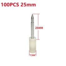 네일건 에어타카 80/100/200 개 원형 강철 손톱 수동 총 액세서리 DIY 홈 천장 물 파이프 다목적, 100PCS 25MM