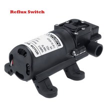 기름 보일러 순환 펌프 모터 온수 가압 구동기 전기 가스 교체 가정용12V 130psi 6L / Min 전기 워터 펌프, 01 Pressure