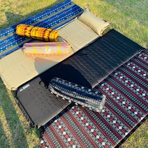 토리스 차박 자충매트 백패킹 에어 매트 1-2인용 에어매트, 토리스 감성 - 골드 (베게 일체형)