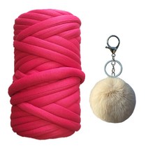 트윈벨 벨벳 자이언트얀 1kg 기본 자이언트얀실 1kg + 털방울 키링, 기본 버건디