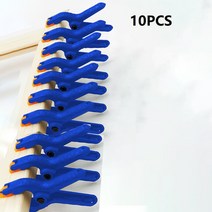 10pcs 목공 클램프 캠프 도구 플라스틱 나일론 스프링 클립 사진 스튜디오 배경, 한개옵션0
