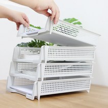 오피스 서류 A4용지 자료보관 데스크 트레이 A4 RACK, 세로 블랙
